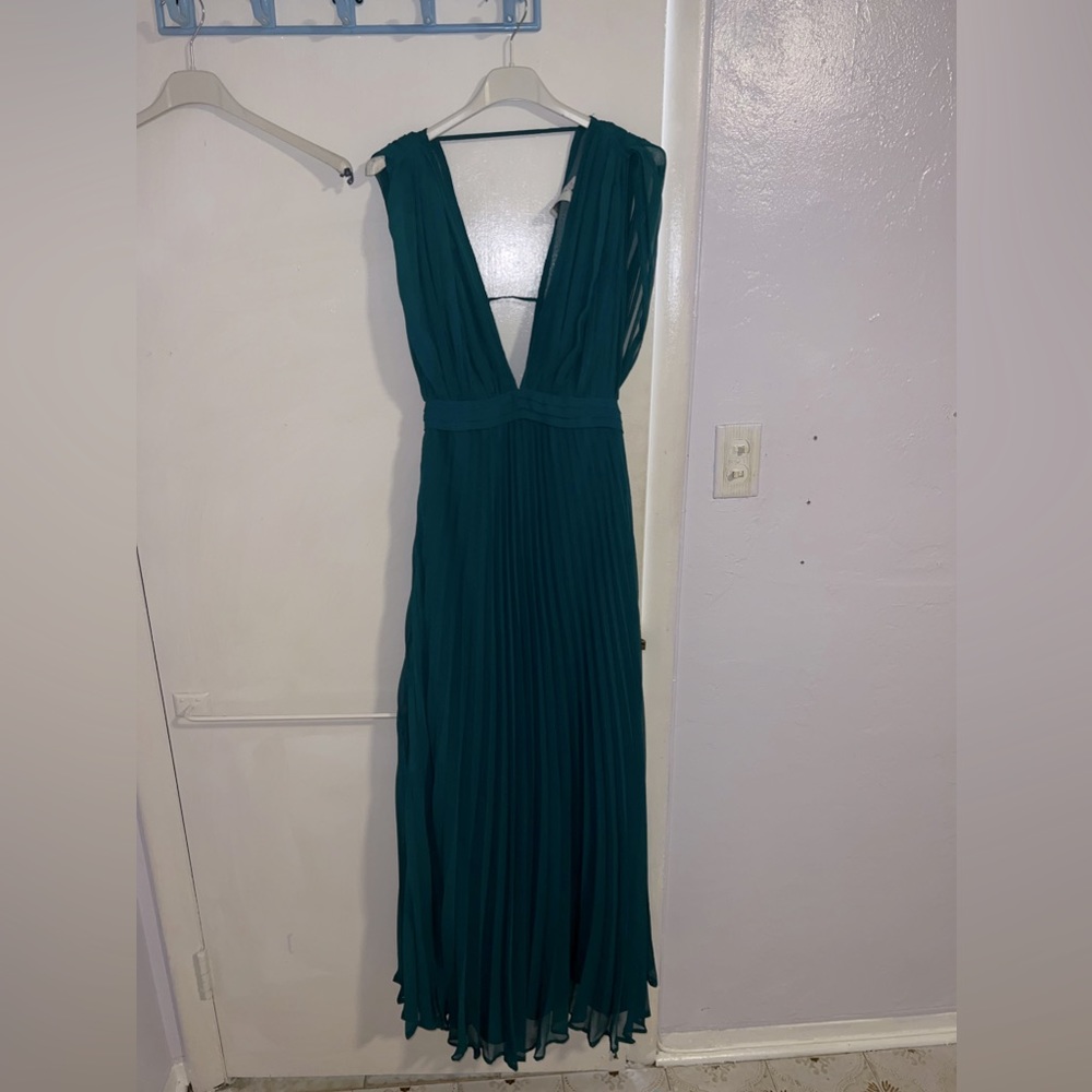 Green formal dress